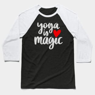 Magical word ( Yoga is Magic ) -  T-Shirt Baseball T-Shirt